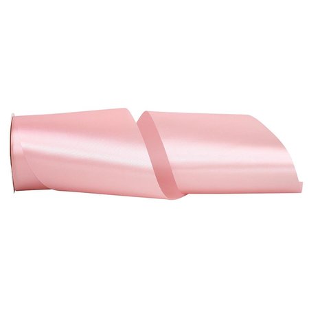 RELIANT RIBBON 6 in. 50 Yards Single Face Satin Allure Ribbon, Pink 4700-061-25K